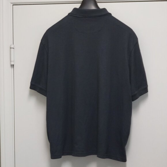 Hudson River Heritage Classics Mens Polo Shirt XL Short Sleeve Crosshatch Stitch - Picture 8 of 13